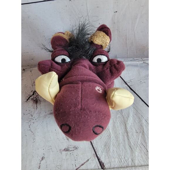 Lion King Broadway Pumba Plush Purple Cream Design Disney 9” Warthog - Picture 2 of 6